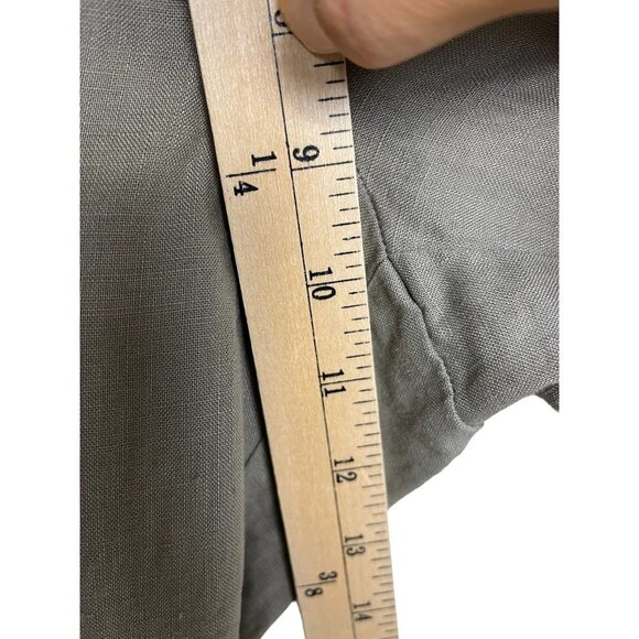 Eileen Fisher Tapered Linen pants tan size XL - Picture 4 of 8